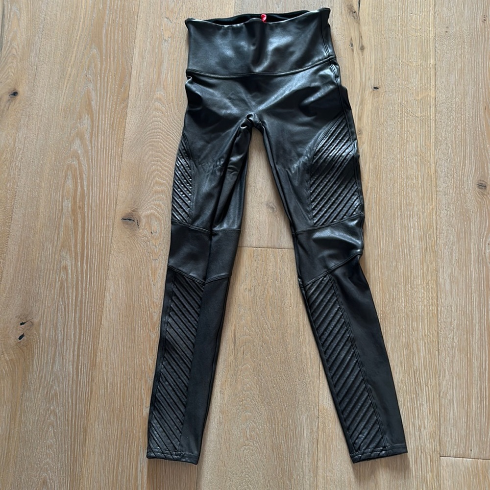 Spanx Faux Moto Leggings